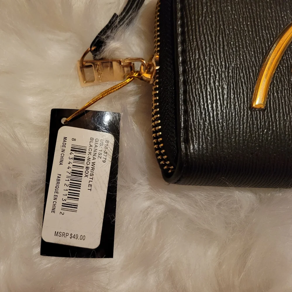 NWT Bebe black, wristlet/wallet - Picture 3 of 3
